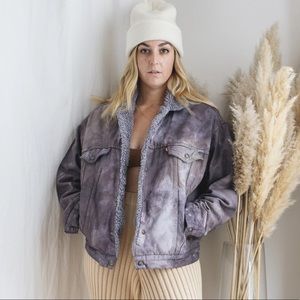 Vintage reworked Levi's Sherpa Jacket - up to L